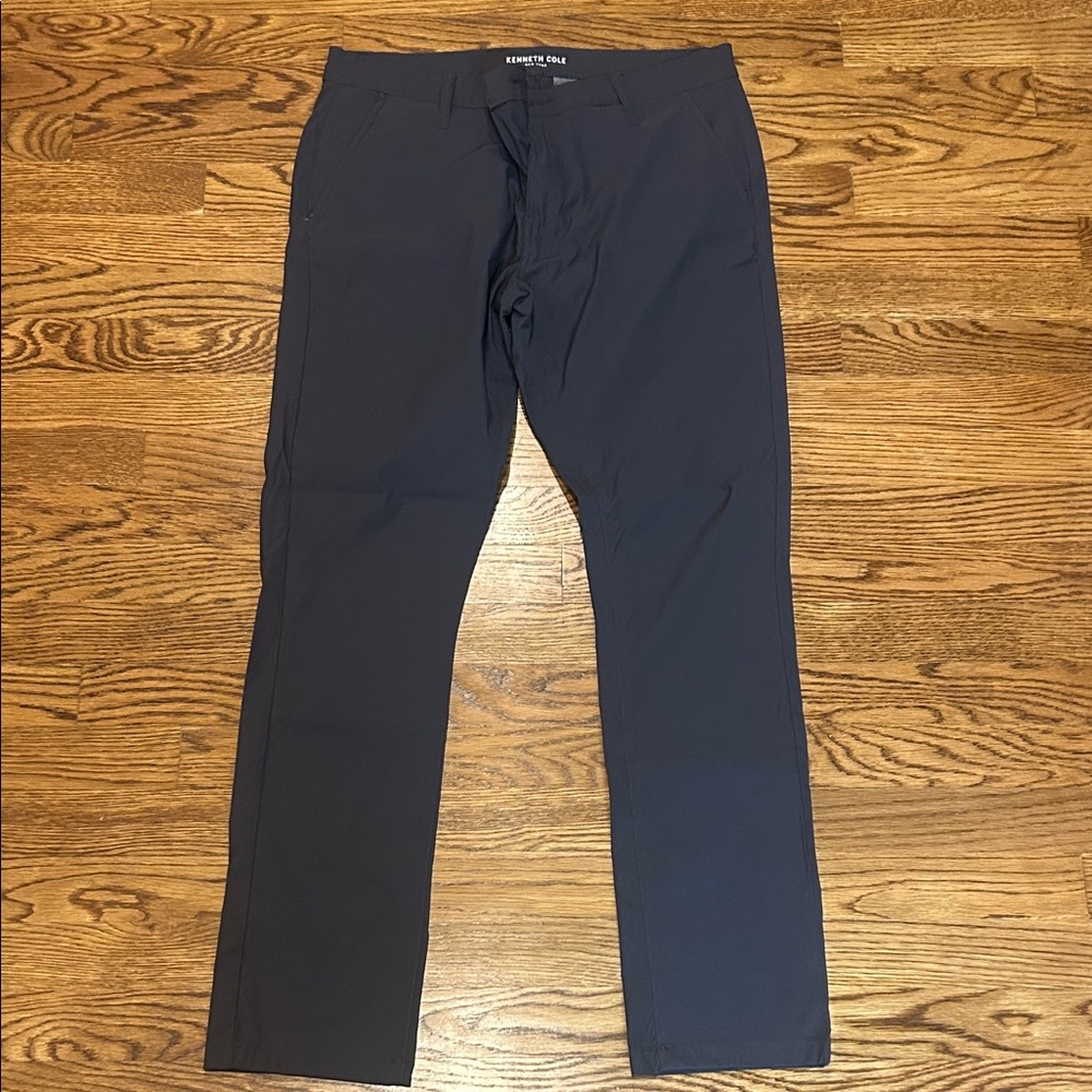 Kenneth Cole Men's Dark Grey Chinos